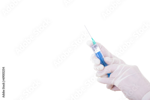 medical syringe and needle