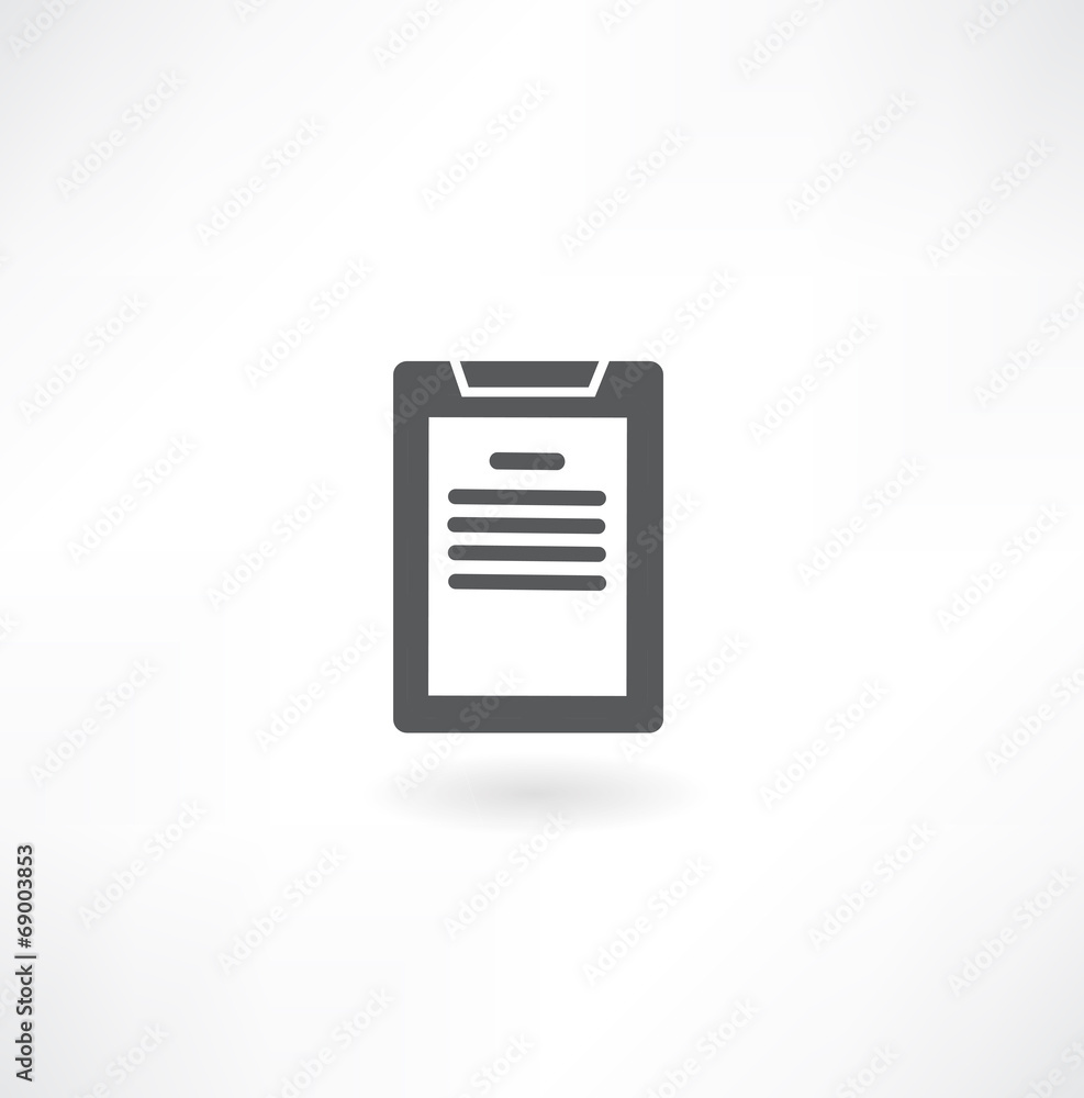 Blue folder with a documents izolated on white. Blue folder with a documents izolated on white.