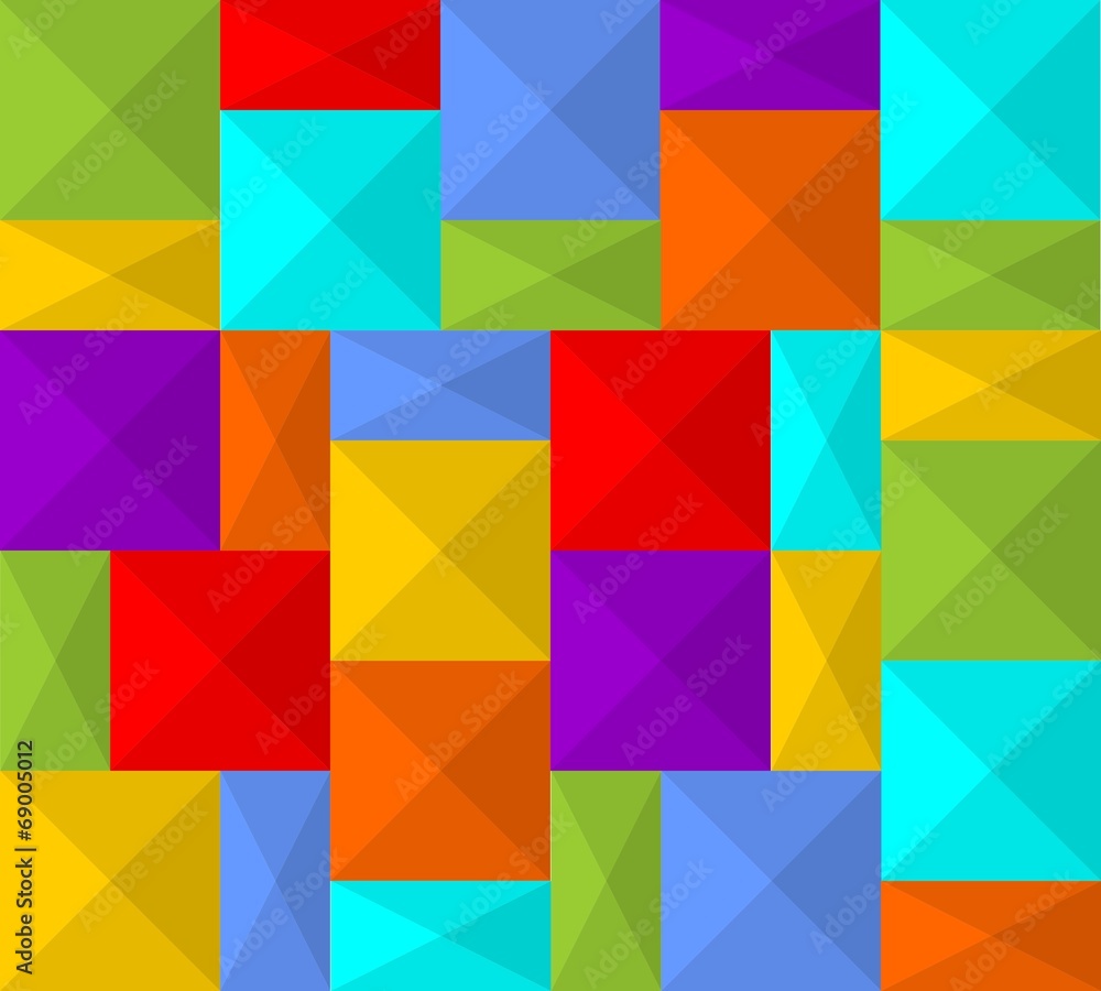 Modern rainbow background composed from squares Modern rainbow background composed from squares