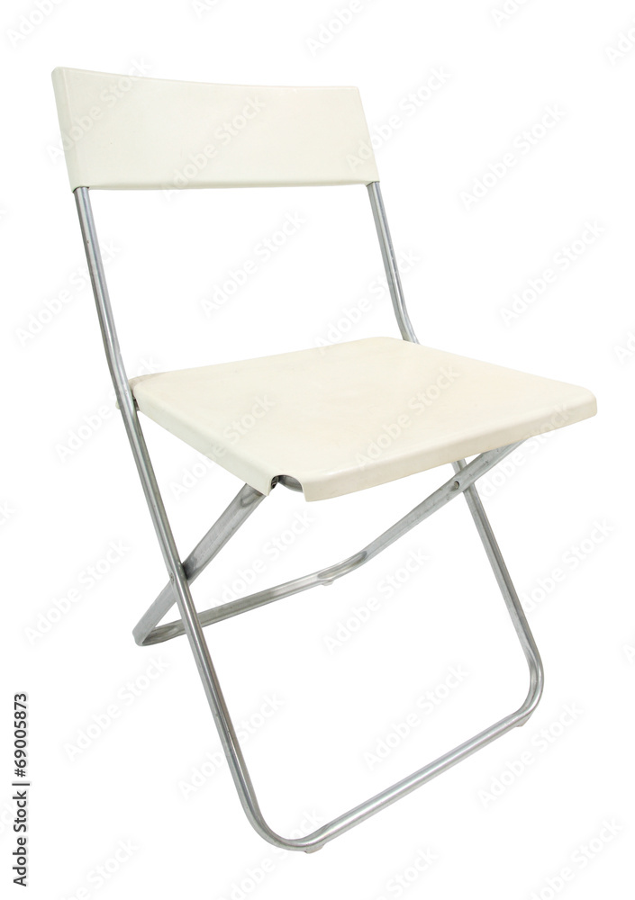 White chair isolated on white White chair isolated on white