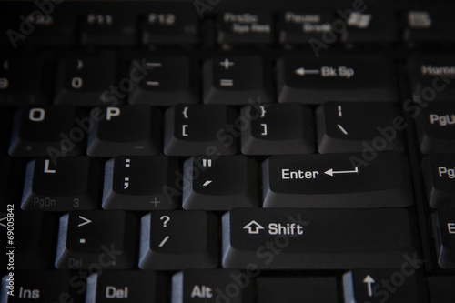 Enter button on keyboard.