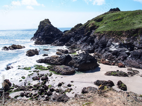 The Kynance Cove in Cornwall photo