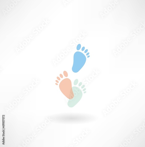 human footprints icon