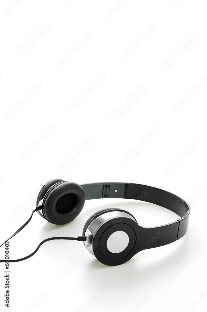 Headphone isolated on white Headphone isolated on white