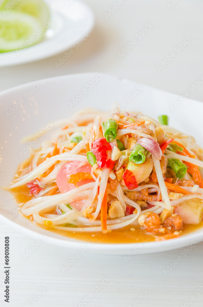 green papaya salad