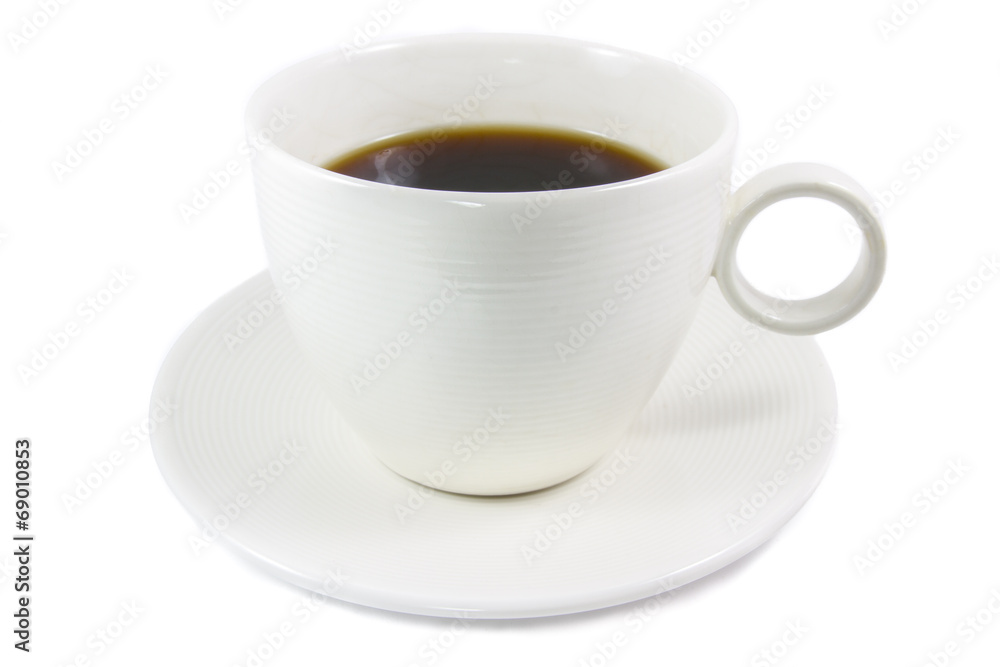 Cup of coffee isolated on white background Cup of coffee isolated on white background
