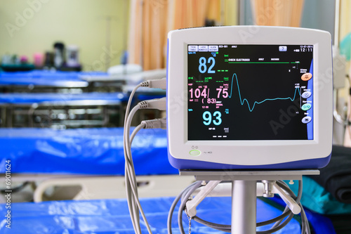 vital signs monitor in hospital
