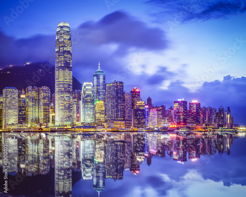 Hong Kong, China City Skyline © SeanPavonePhoto