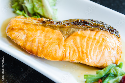 Salmon teriyaki