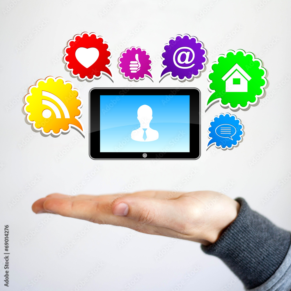 Business chat social network icons button Business chat social network icons button