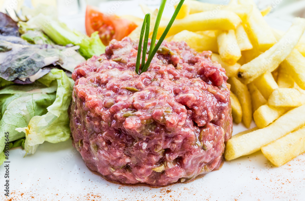 Raw beef Raw beef