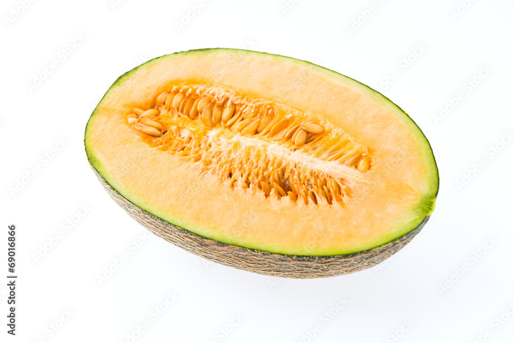 Melon isolated on white Melon isolated on white