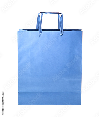 Shopping bag isolated on white