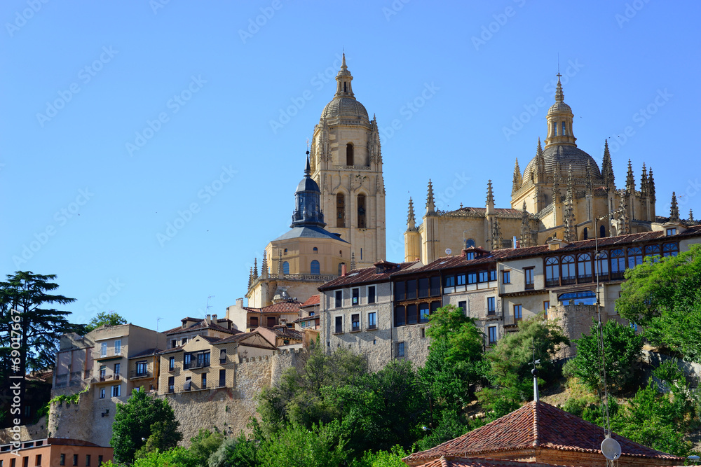 Santa Maria Cathedral of Segovia, Castilla Leon, Spain.
