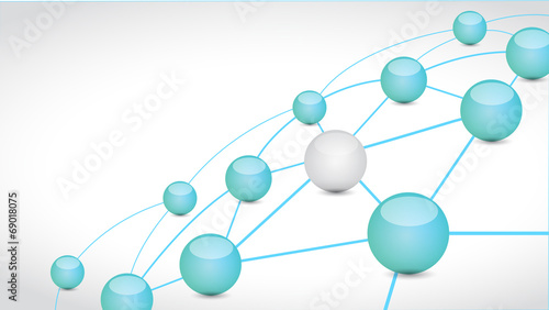 Photos sphere connection link tech network illustration