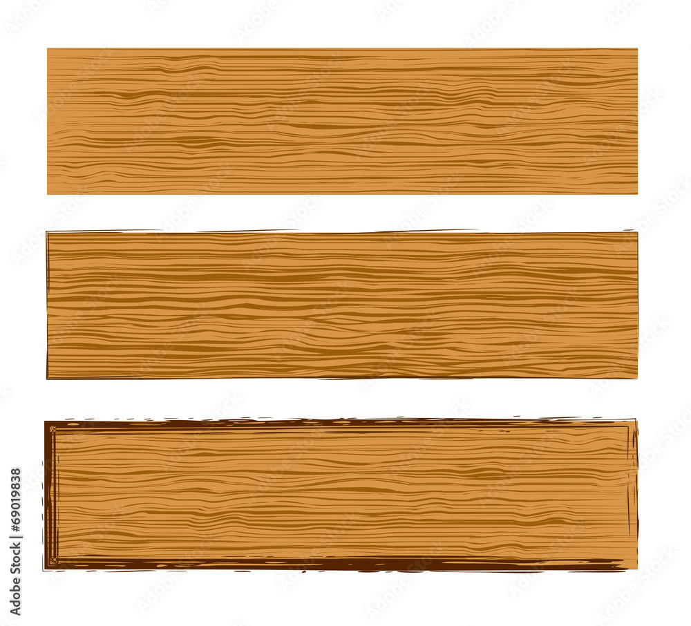 Vector wood planks Vector wood planks