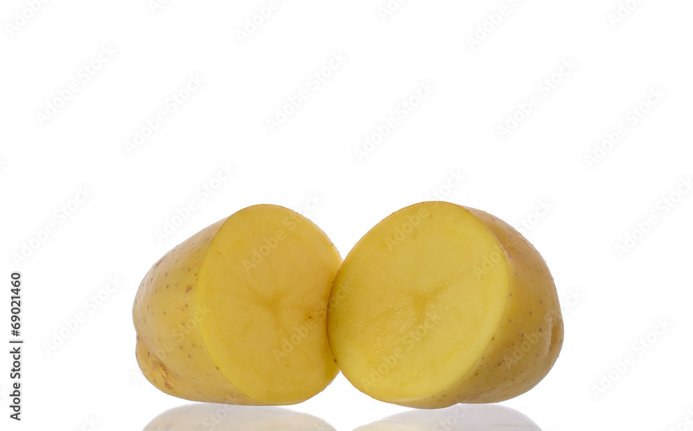 split potato.