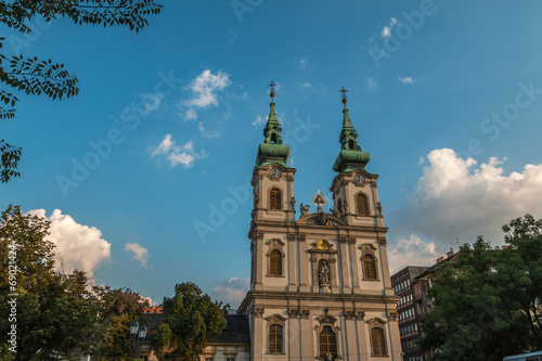 Saint Anne Church in Budapest Hungary