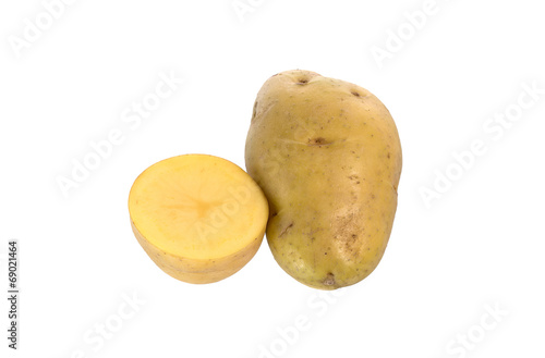split potatoes.