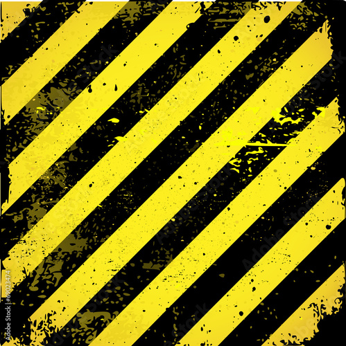 Black-yellow construction striped background vector