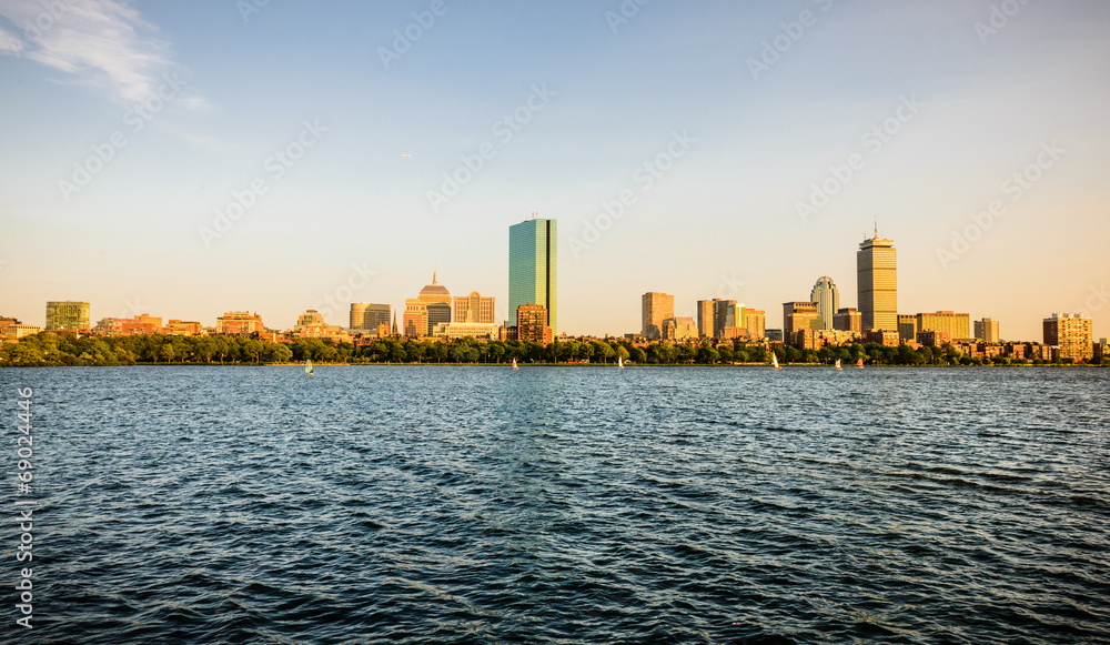 Charles River and Boston Skyline