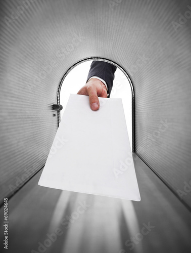 Fotografi Your mail is here - stock image