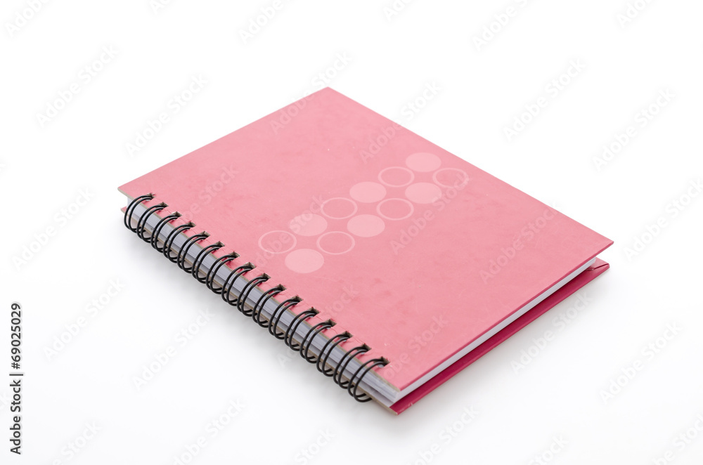 Notebook isolated on white Notebook isolated on white