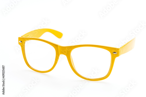 Colorful Eyeglasses isolated on white
