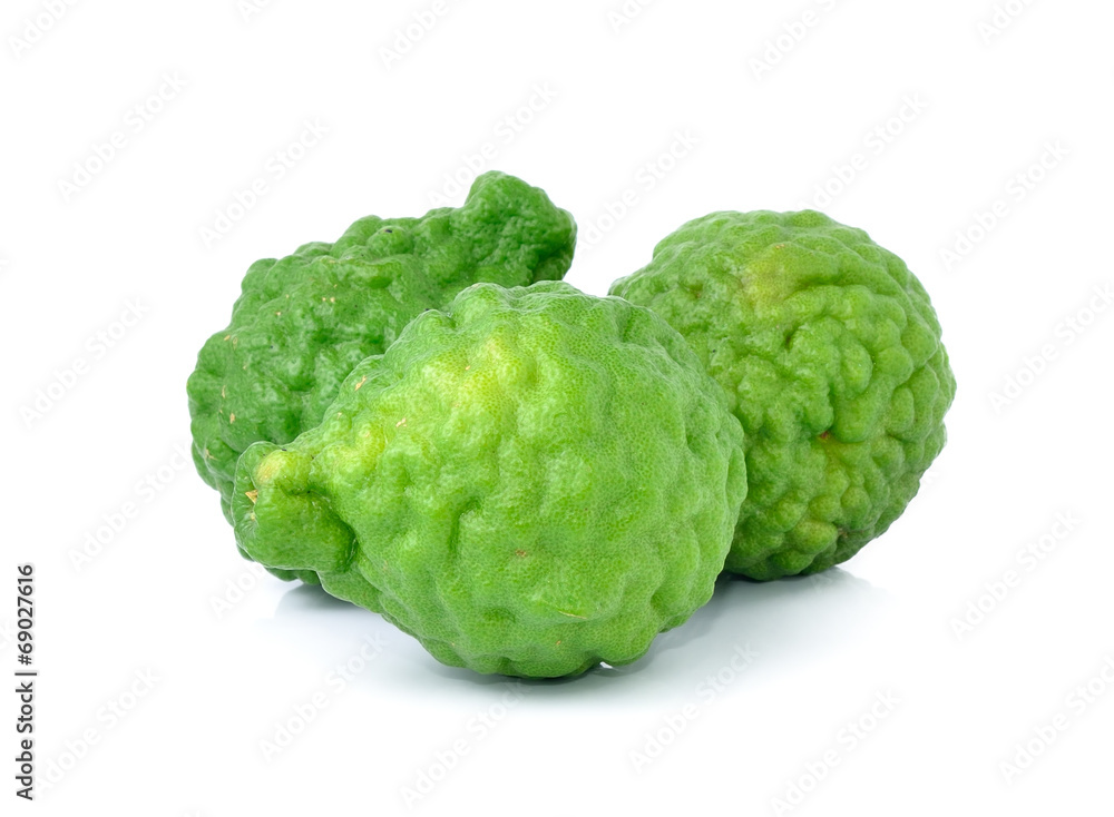 Fototapeta premium Bergamot isolated white background.