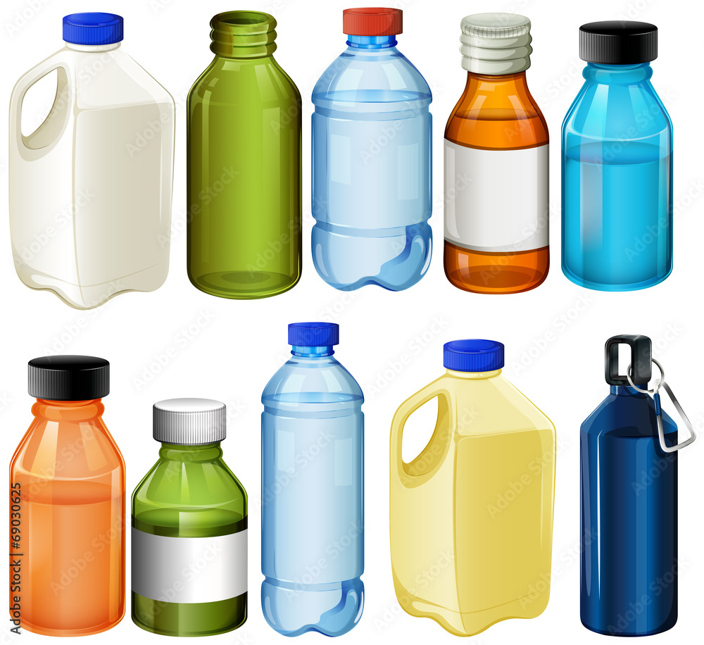 Different bottles Different bottles