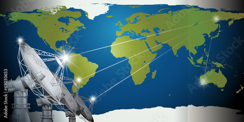 Satellites in the sky