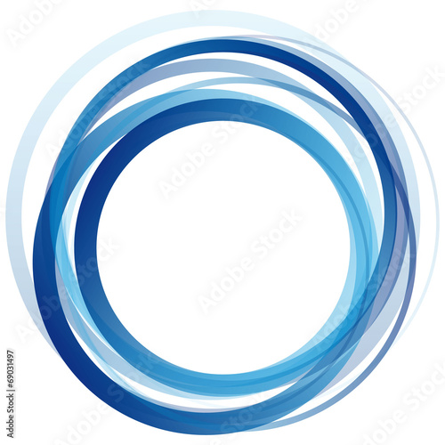 circle blue