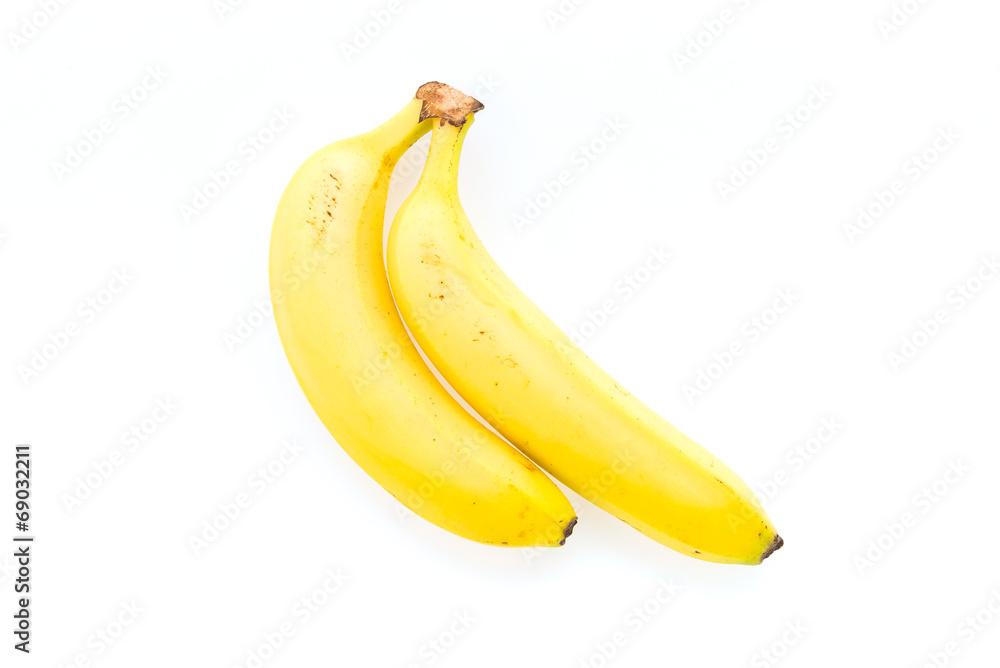 Banana isolated on white