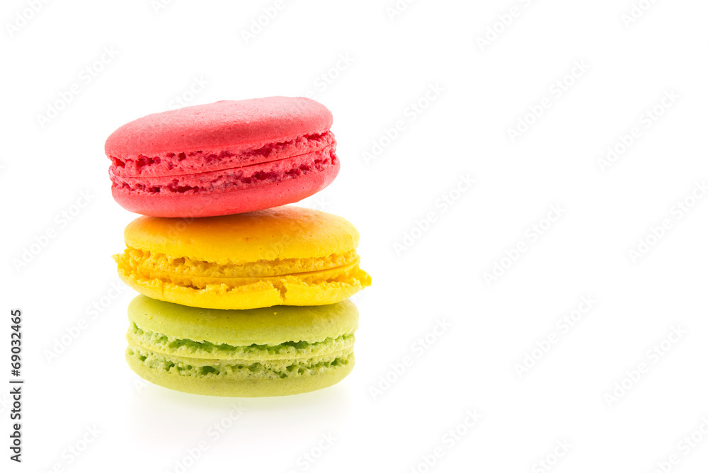 Macaron isolated on white Macaron isolated on white