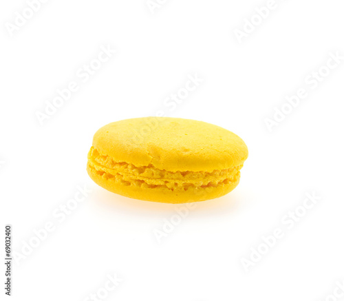 Macaron isolated on white