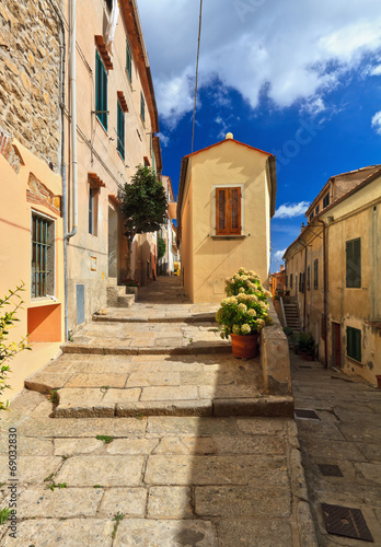 Elba Island - street in Marciana