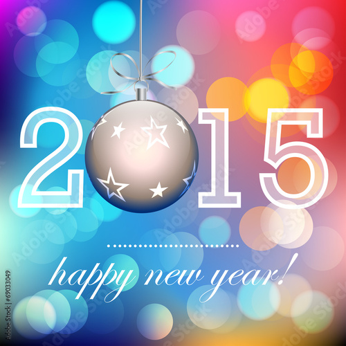 2015 nowy rok wektor