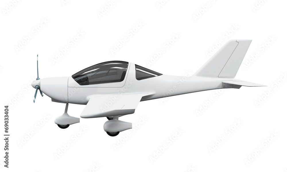 Obraz premium Light Aircraft Isolated