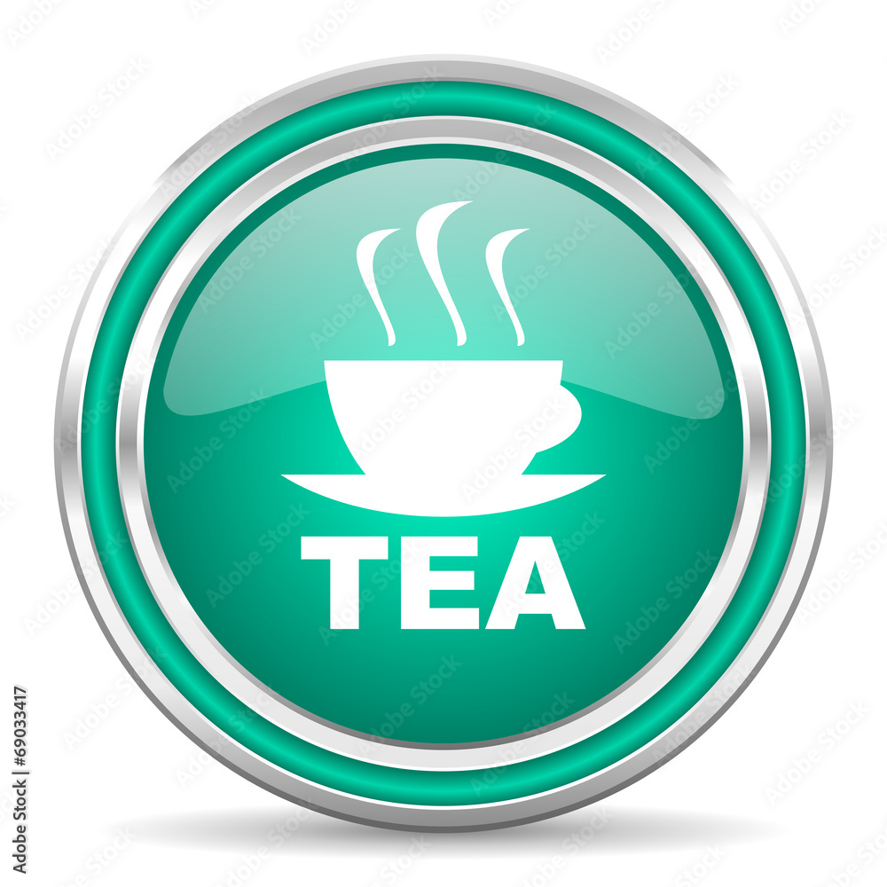 tea green glossy web icon tea green glossy web icon