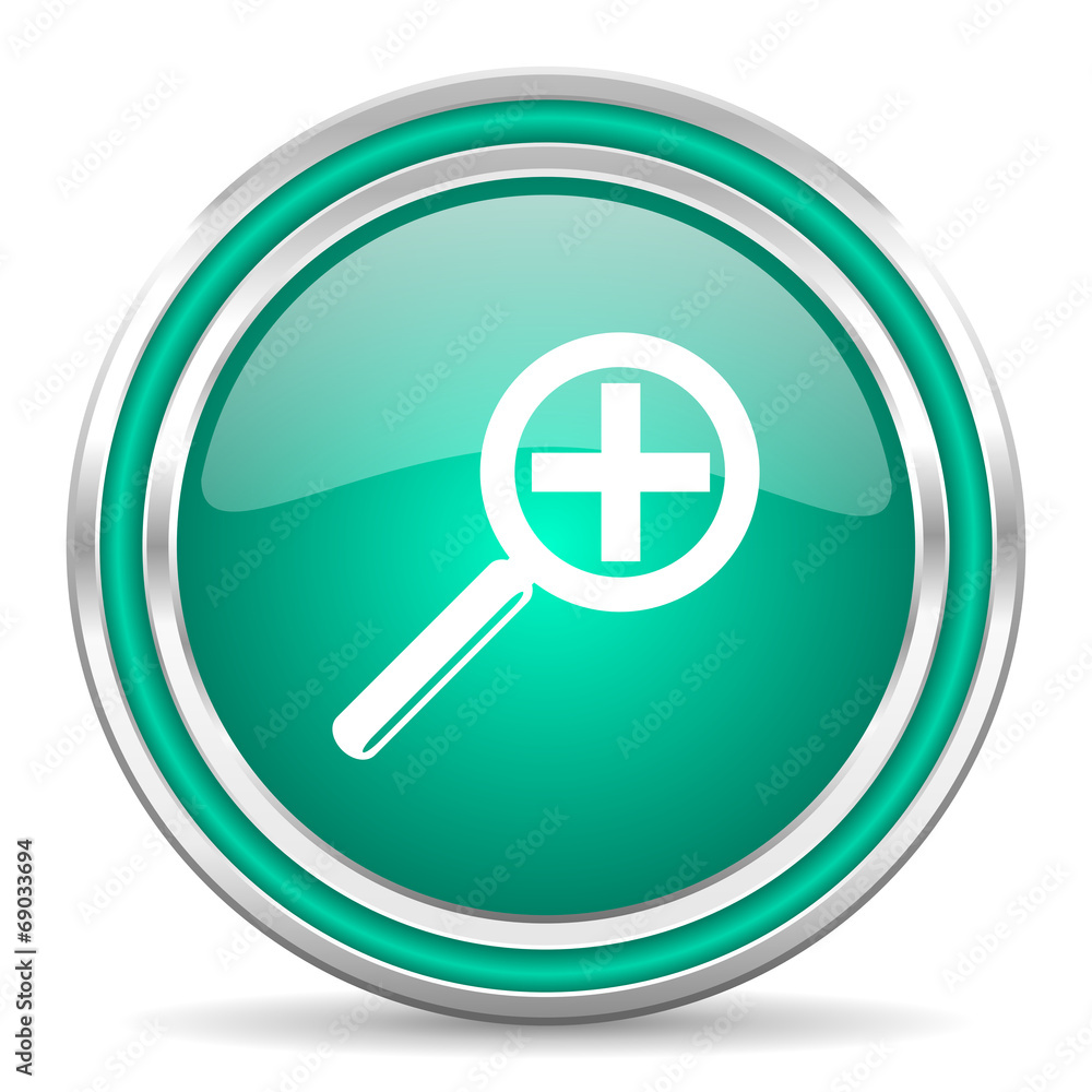 lens green glossy web icon lens green glossy web icon