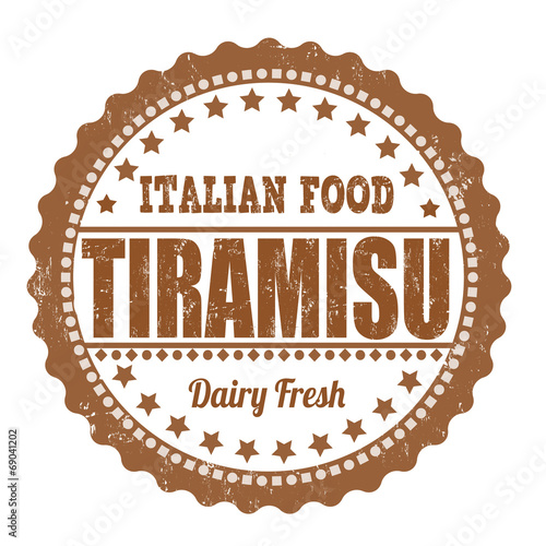 Tiramisu stamp