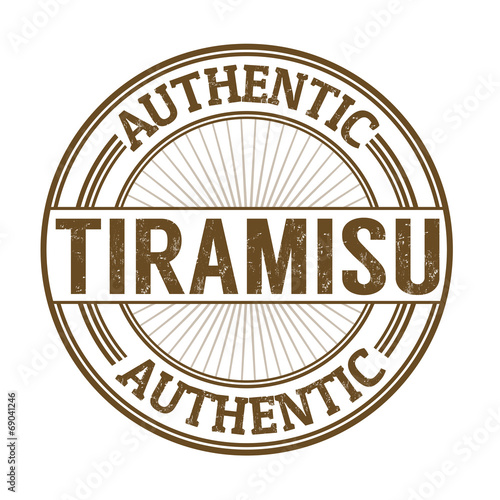 Tiramisu stamp