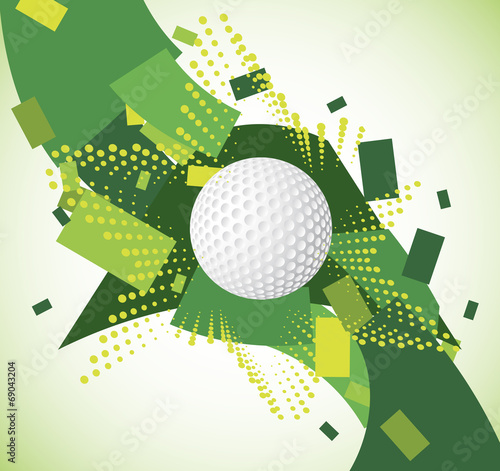Green golf background