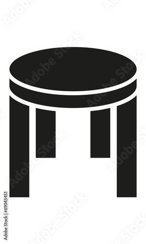 Runder Hocker 3D