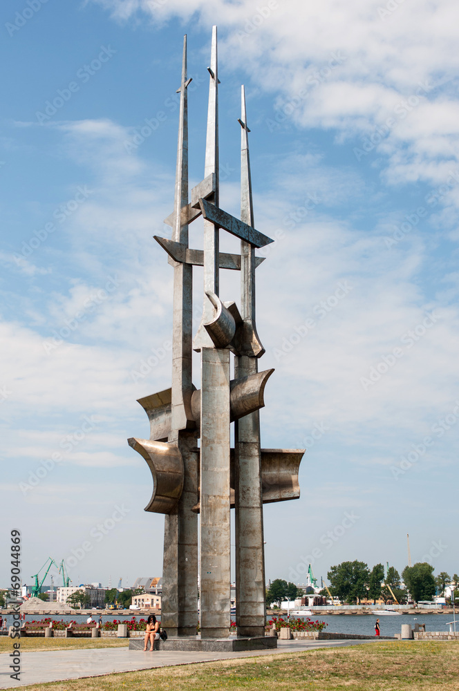 Fototapeta premium Moonument of Gdynia