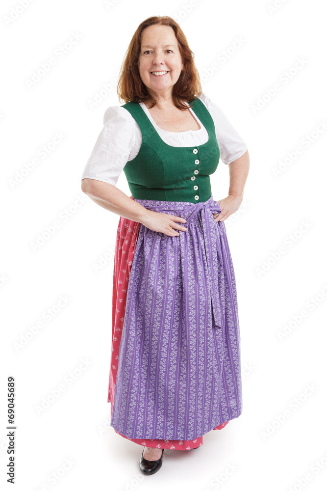 Seniorin im Dirndl Seniorin im Dirndl