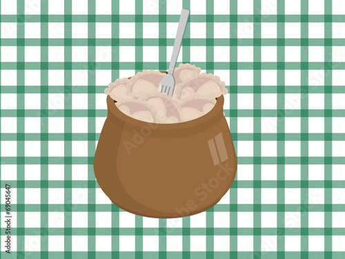 earthen pot