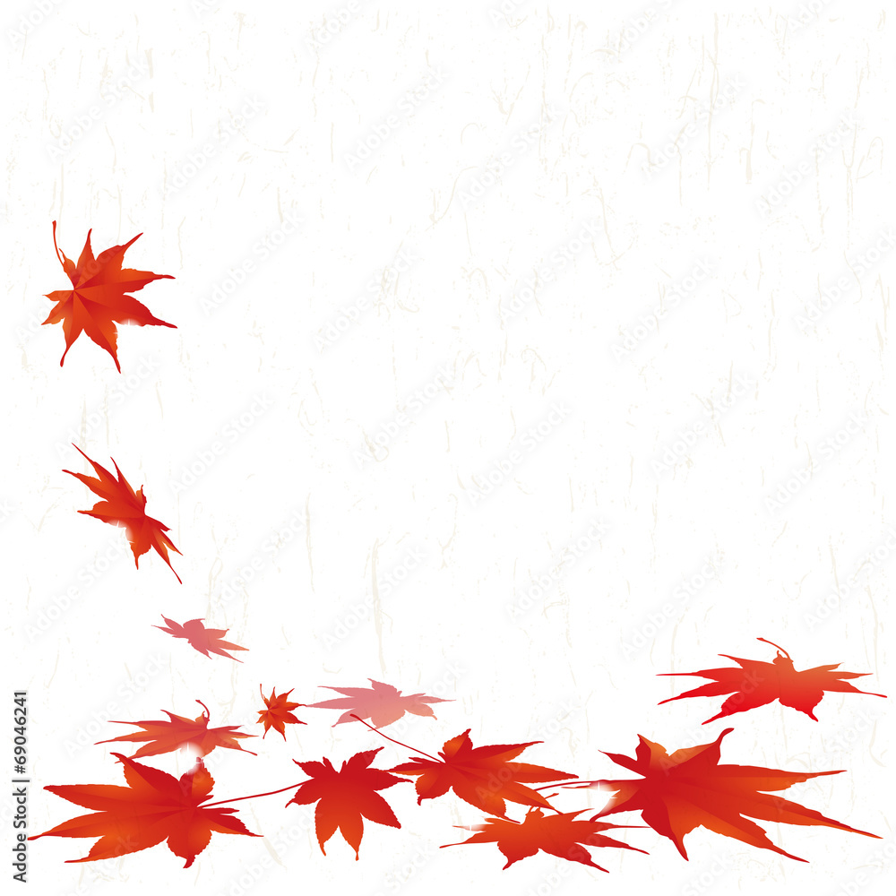 紅葉　もみじ　秋 フレーム