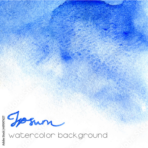 Watercolor background.