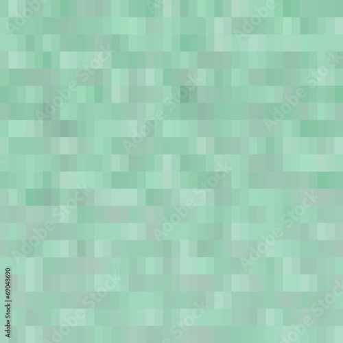 Green seamless pattern with rectangules shapes. photo